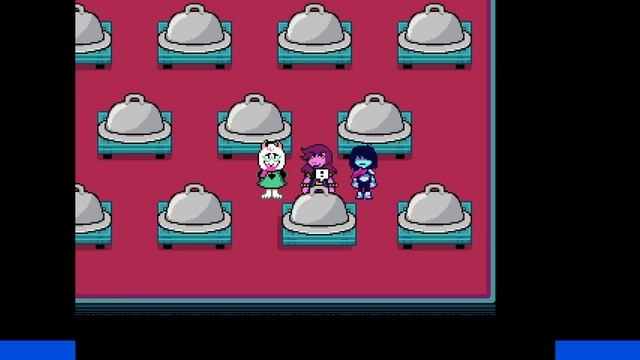 How to find the Key Hidden in Queen's Mansion under the Dinner Plates in Deltarune Chapter 2 смотреть онлайн
