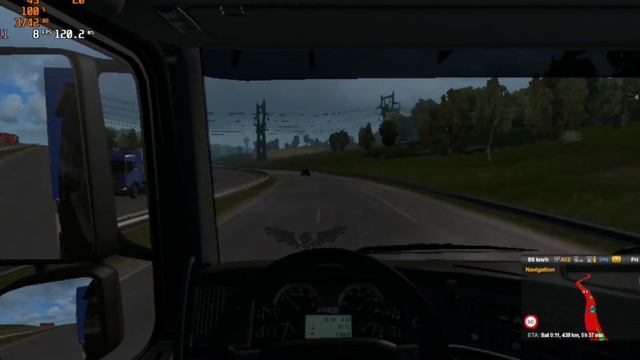 Euro Truck Simulator 2 Gameplay on Low End Laptop (AMD A6-9225) смотреть онлайн