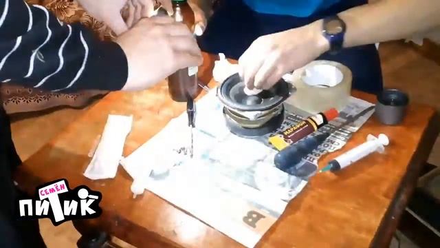 25ГДН. Ремонт динамика 15ГД-14 (25гдн-3-4). Как избавится от хруста ? смотреть онлайн