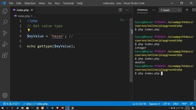 22 Get Variable Type | PHP смотреть онлайн