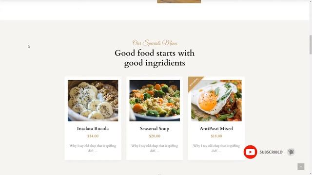 CafeDia - Restaurant WordPress Theme Denholm Sly смотреть онлайн