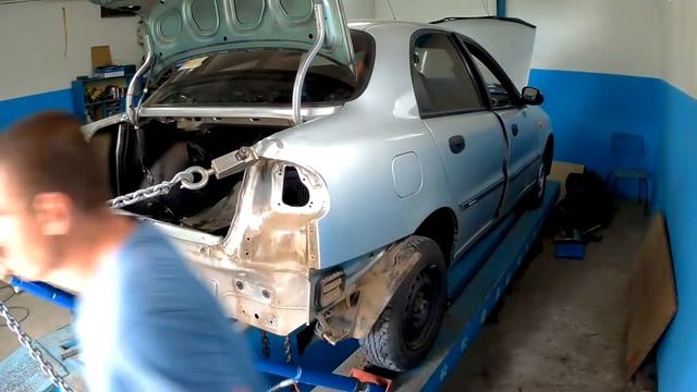 ЛАНОС. вытяжка, рихтовка, сварка. смотреть онлайн