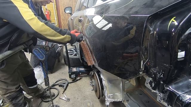 Volvo XC90. The Rear End Repair. Ремонт задней части.