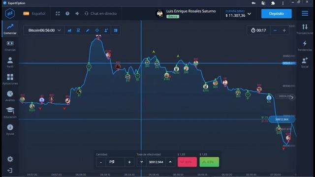 ExpertOption Taller de 10 min. cuenta Real - SUSCRIBIRSE PARA MAS TALLERES смотреть онлайн