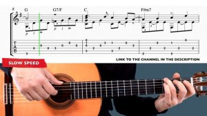 Fly Me To The Moon - Fingerstyle Guitar Tutorial + TAB