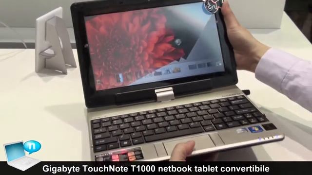 Gigabyte T1000 Netbook Tablet Convertibile