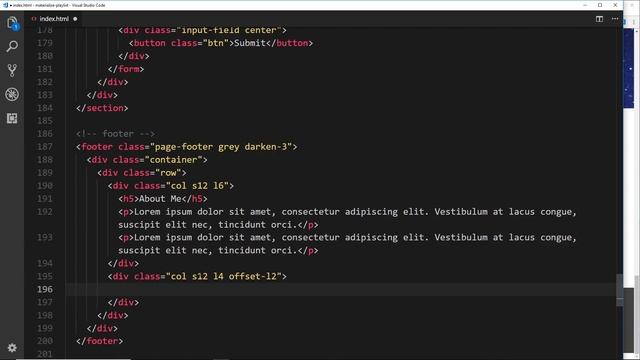 Materialize Tutorial #23 - Footers смотреть онлайн