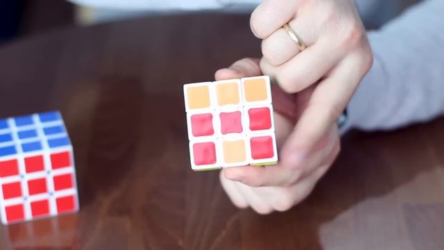 Плоский Кубик Рубика 3x3x1 смотреть онлайн