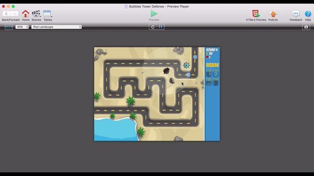 Bubbles Tower Defense Gamesalad Template смотреть онлайн
