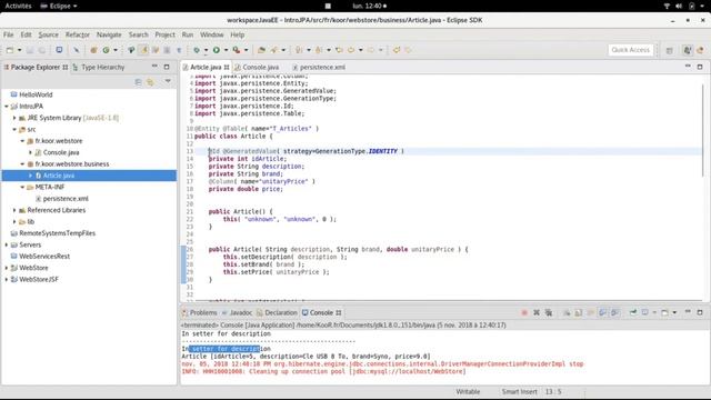 tutoriel java EE par Dominique Liard - partie 2 смотреть онлайн