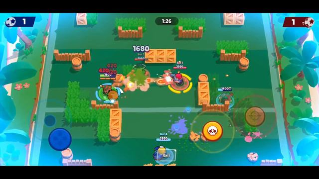 БОТЫ СТОЯТ НА МЕСТЕ! - НОВЫЙ БАГ! - Brawl Stars смотреть онлайн