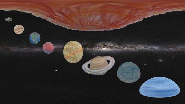 Our Location In The Universe 360/VR VIDEO (limited on-location sound) смотреть онлайн