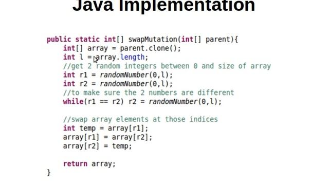 Genetic Algorithms 23/30: Swap Mutation with Java Implementation смотреть онлайн