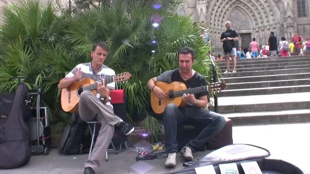 Tiberio Eduardo & Adrian Roman Flamenco-Rumba Barcelona смотреть онлайн