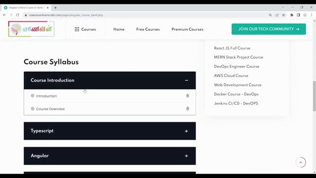 Best Web Development Courses in Tamil | Full Stack Development | MERN | MEAN | Cloud | DevOps Cours смотреть онлайн