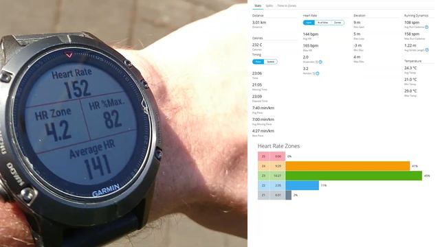 Garmin Fenix 5 Running Demo
