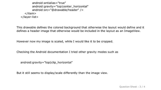 Android : Equivalent of ImageView scaleType 'centerCrop' to bitmap drawable gravity смотреть онлайн