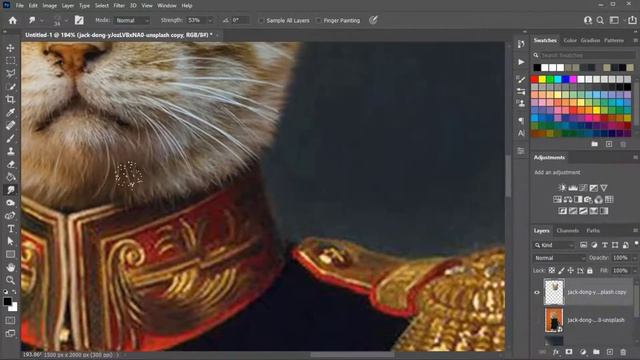 How To Make a Fun Oil Painting Cat Portrait in Photoshop смотреть онлайн