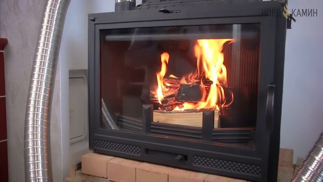 Каминная топка Fireway Main | Часть 2 | Первая растопка | Зачем столько регулировок? [Нордкамин] смотреть онлайн