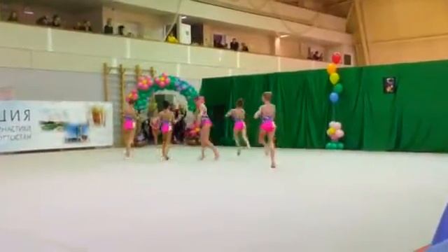 Команда Гармония. В Групповых упражнениях по художественной гимнастике 2016 город Уфа смотреть онлайн