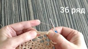 Овальная салфетка для начинающих. 2 часть