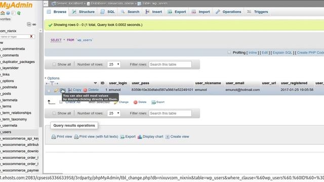 How to change WordPress password from phpMyadmin смотреть онлайн