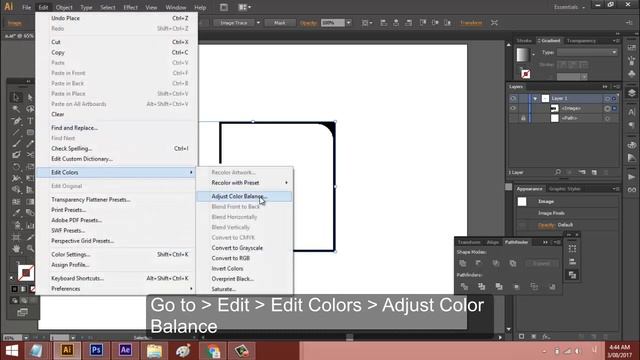How to Change Color of png in Illustrator смотреть онлайн