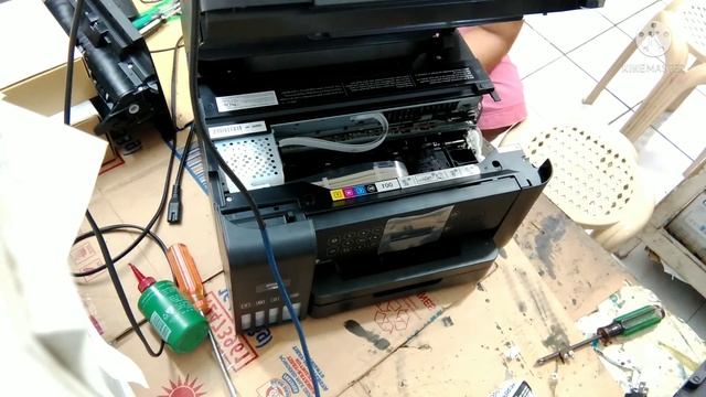 EPSON L6170 REPLACE PRINTER HEAD. #PROBLEMSOLVE #BOBJAMERTV