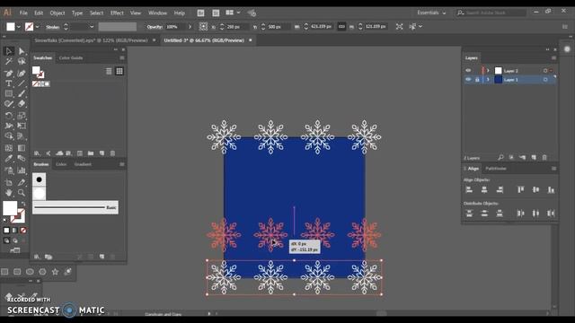 How to create a seamless pattern in Adobe Illustrator. смотреть онлайн