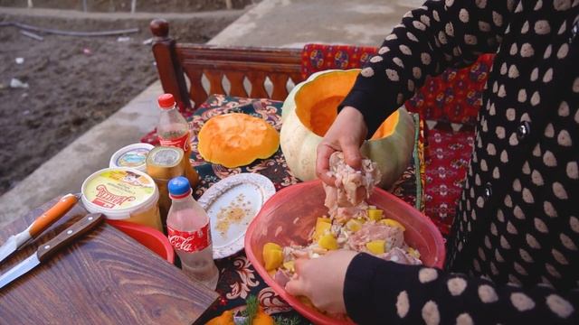 Готовим вкусное блюдо из тыквы | Из курицы Георгий Кавказ в изумлении смотреть онлайн