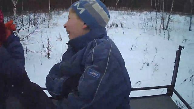 Зимние покатушки с детьми на Кабанюше смотреть онлайн