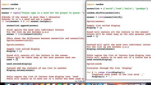 4 Python Hangman - 2 Player game смотреть онлайн