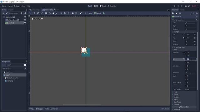 Godot simple2D physics tutorial | Godot game tutorial part 1 смотреть онлайн