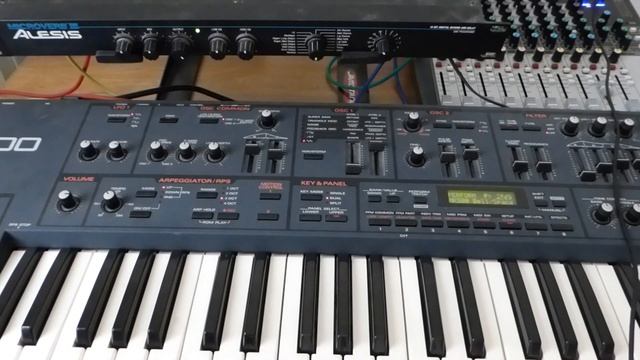 Roland JP8000 & Alesis Microverb 3