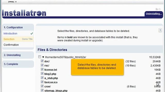 How to uninstall applications from Installatron смотреть онлайн