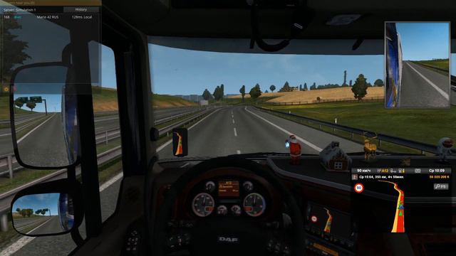 ETS2 MP ▶ Рейс №1 ▶🚚 груз «Филе лосося (14 т)» 🚚 Контракты с VTCpanel