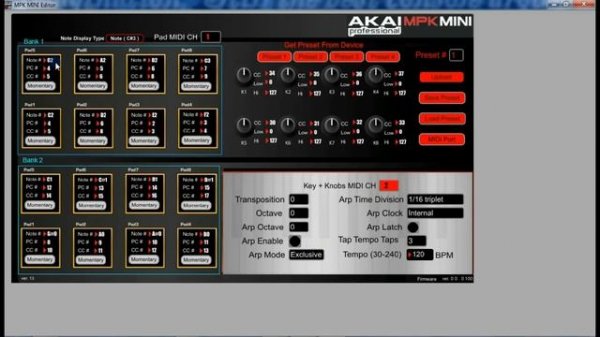 Akai MPK Mini and FL Studio Setup Pads and Knobs.avi
