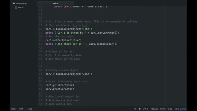 Using Object/Classes in Same File with Python смотреть онлайн