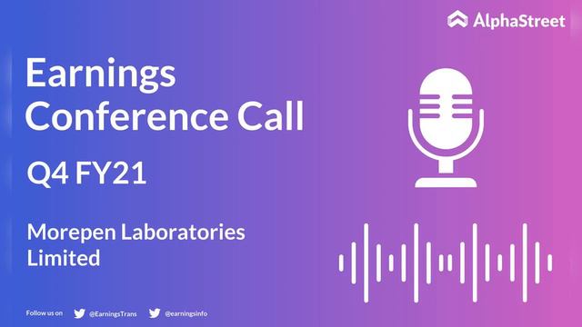 MOREPENLAB Stock | Morepen Laboratories Limited Q4 FY21 Earnings Call смотреть онлайн