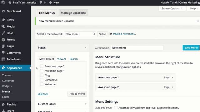 No More Room in Your WordPress Menu - PixelTV, Ep 2 смотреть онлайн
