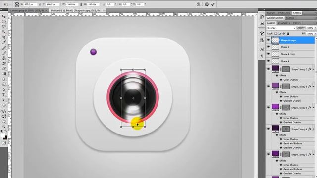 Как нарисовать Icon Camera смотреть онлайн