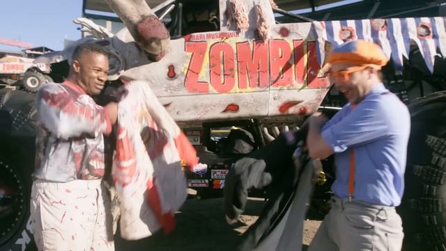 Explore Monster Trucks With Blippi! | Monster Jam | Educational Videos For Kids