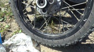 Замена демпферных резинок на заднем колесе  суперского мопеда Альфа RM - 3.