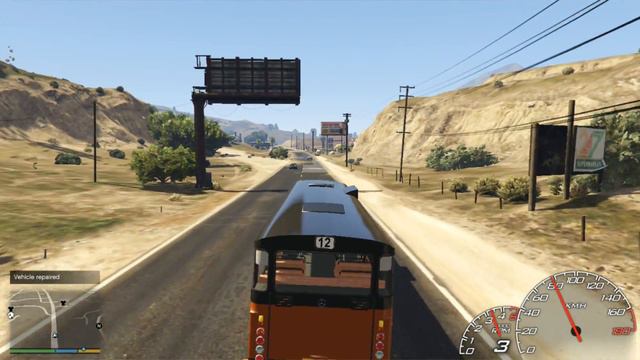 GTA 5 Mercedes Benz O305 гта 5 авто машина Car #авто #car #gta5 #гта5