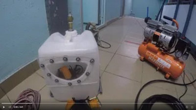 Водолазный шлем для спуска под воду своими руками. смотреть онлайн