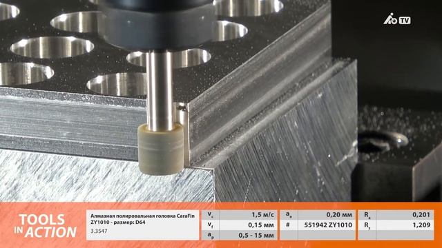 ToolsInAction GARANT Carafin Алмазная полировальная головка смотреть онлайн