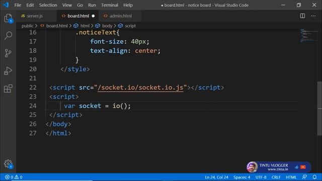 websocket with node js malayalam tutorial live notice board смотреть онлайн