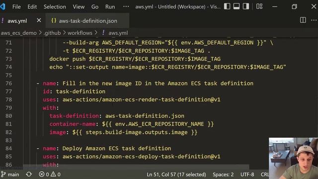 Flask to AWS ECS - Part 10: CI/CD with GitHub Actions смотреть онлайн