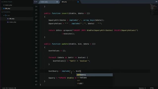 PHP e PDO - Implementando Método Update смотреть онлайн